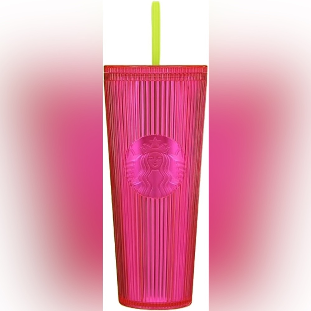 Starbucks Iridescent Magenta Bling Cold Cup- 24oz
